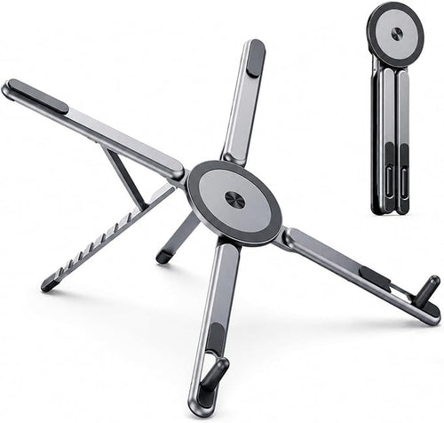 Soporte plegable magnético 4 en 1 DILASTAND para móvil, tablet y portátil
